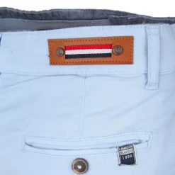 Bermuda chino venili coton stretch popeline revers gansé bouton Homme BLAGGIO