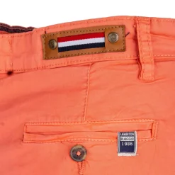 Bermuda chino venili coton stretch popeline revers gansé bouton Homme BLAGGIO