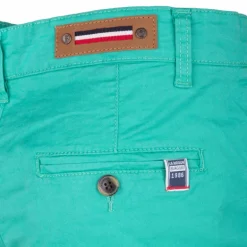 Bermuda chino venili coton stretch popeline revers gansé bouton Homme BLAGGIO