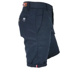 Bermuda chino venili coton stretch popeline revers gansé bouton Homme BLAGGIO