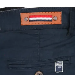 Bermuda chino venili coton stretch popeline revers gansé bouton Homme BLAGGIO