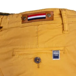 Bermuda chino venili coton stretch popeline revers gansé bouton Homme BLAGGIO