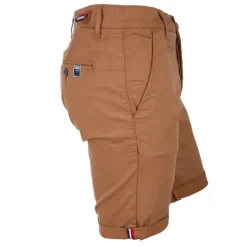 Bermuda chino venili coton stretch popeline revers gansé bouton Homme BLAGGIO