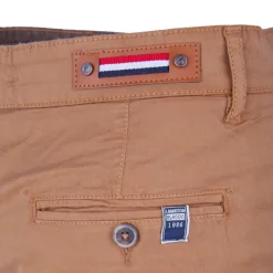 Bermuda chino venili coton stretch popeline revers gansé bouton Homme BLAGGIO