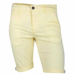 Bermuda chino venili coton stretch popeline revers gansé bouton Homme BLAGGIO