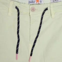 Bermuda couleur unie avec corde avec ourlets Homme DEELUXE 74