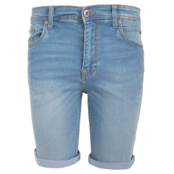 Bermuda denim vasto bleu délavé Homme BLAGGIO