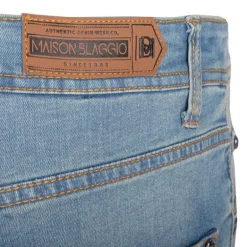 Bermuda denim vasto bleu délavé Homme BLAGGIO