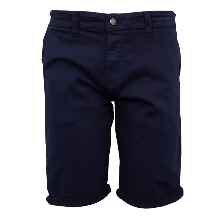 Bermuda en coton chino avec revers Homme BILL TORNADE