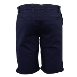 Bermuda en coton chino avec revers Homme BILL TORNADE