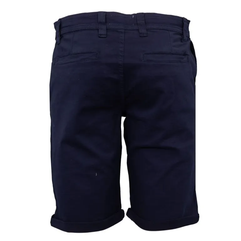 Bermuda en coton chino avec revers Homme BILL TORNADE