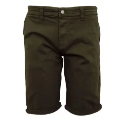 Bermuda en coton chino avec revers Homme BILL TORNADE