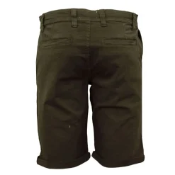 Bermuda en coton chino avec revers Homme BILL TORNADE