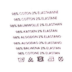 Bermuda en coton chino avec revers Homme BILL TORNADE