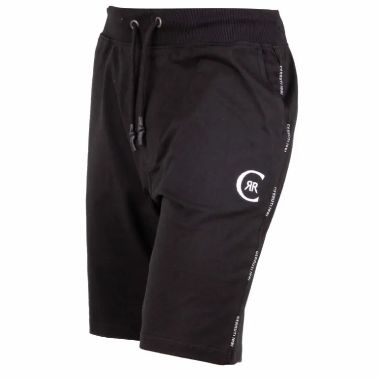 Bermuda jogging liseré noir avec logo coton perpignan Homme CERRUTI