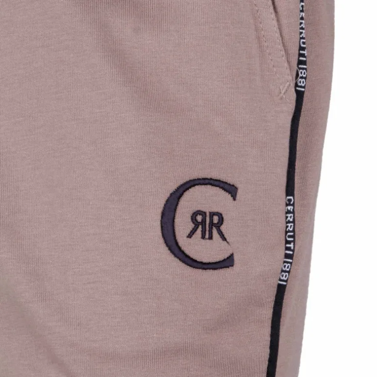 Bermuda jogging liseré noir avec logo coton perpignan Homme CERRUTI