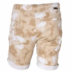 Bermuda tie & dye avec cordon de serrage avec revers Homme DEELUXE 74