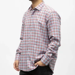 Bill00 chemise coton poly bleu marine - carreaux Homme BILL TORNADE