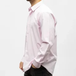 Bill00 chemise coton poly rose pÂle - faux-uni Homme BILL TORNADE