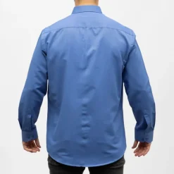 Bill01 chemise coton poly uni petrole Homme BILL TORNADE