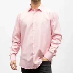 Bill00 chemise coton poly vichy / rose Homme BILL TORNADE