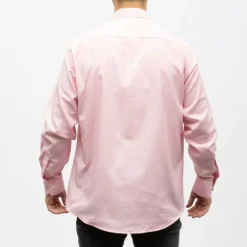 Bill00 chemise coton poly vichy / rose Homme BILL TORNADE