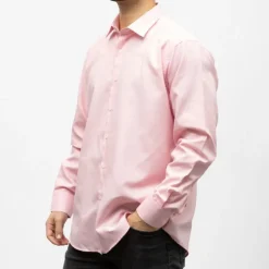 Bill00 chemise coton poly vichy / rose Homme BILL TORNADE