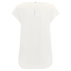 Blouse col rond asymétrique avec bouton Femme ONLY