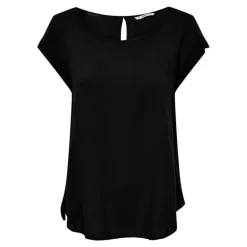 Blouse col rond asymétrique avec bouton Femme ONLY