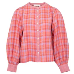 Blouse col rond rose Belinda Femme LA PETITE ETOILE