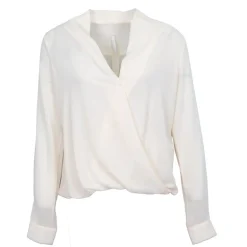 Blouse crème col V burro Femme IMPERIAL