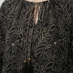 Blouse dune à nouer imprimé fleurs Femme LES TROPEZIENNES PAR M.BELARBI