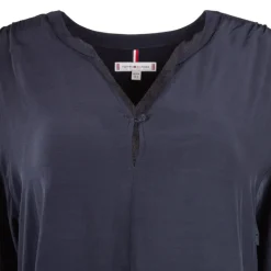 Blouse manches longues fluide Femme bleu foncé TOMMY HILFIGER