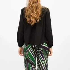 Blouse noire à boutons coton berlia Femme LA PETITE ETOILE