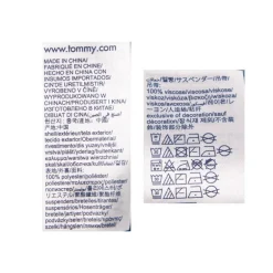 Blouse transparente fond débardeur imprimé bleu Femme TOMMY HILFIGER