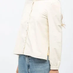 Blouse velours col mao blondie Femme LA PETITE ETOILE