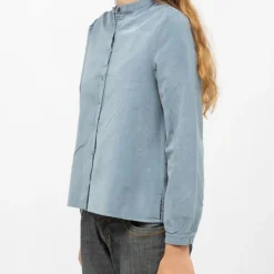 Blouse velours col mao blondie Femme LA PETITE ETOILE