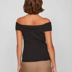 Blouses kani black épaules dénudées Femme VILA