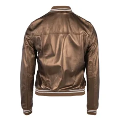 Blouson veste style bombers en cuir Femme OAKWOOD