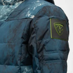 Blouson de ski à motif imprimé avec capuche Homme ROSSIGNOL