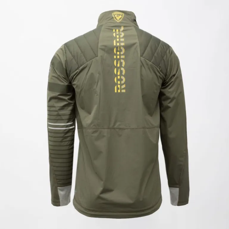 Blouson matelassé col montant softshell col montant avec bandes réfléchissantes Homme ROSSIGNOL