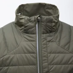 Blouson matelassé col montant softshell col montant avec bandes réfléchissantes Homme ROSSIGNOL