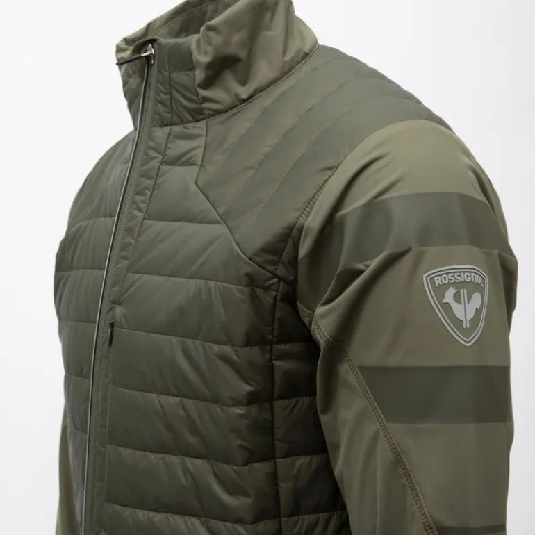 Blouson matelassé col montant softshell col montant avec bandes réfléchissantes Homme ROSSIGNOL