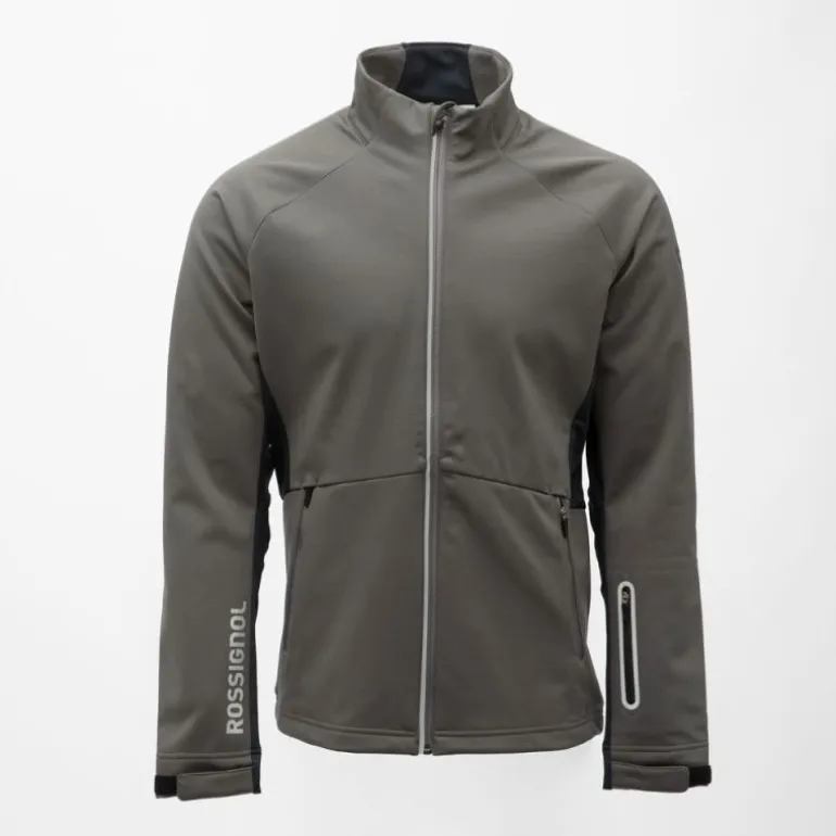 Blouson uni softshell avec zip logo blason Homme ROSSIGNOL