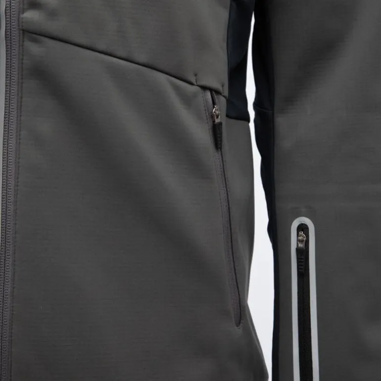 Blouson uni softshell avec zip logo blason Homme ROSSIGNOL