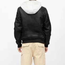 Bomber avec capuche sweat intégrée Homme COMPAGNIE DE CALIFORNIE