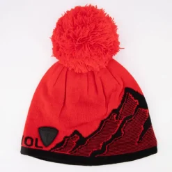 Bonnet coloré avec pompon imprimé montagne Enfant, Bébé ROSSIGNOL
