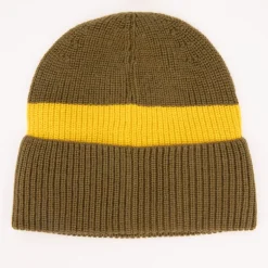 Bonnet en maille à retrousser avec logo en relief Homme ROSSIGNOL