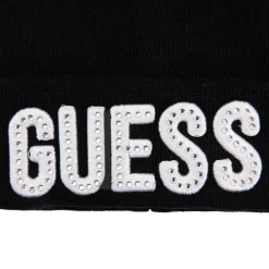 Bonnet logo brodé à strass incrustés bébé Enfant GUESS