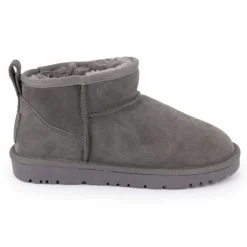 Boots basses fourrées tige cuir doublées synthétique Femme KELARA